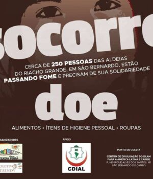 Ação de solidariedade às aldeias indígenas de São Bernardo do Campo