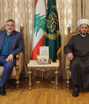 Visita ao Dr. Sheikh Ali Al-Ghazawi, Mufti de Zahle e Bekaa e ao Complexo Educacional e Universitário Azhar Al Bekaa no Líbano